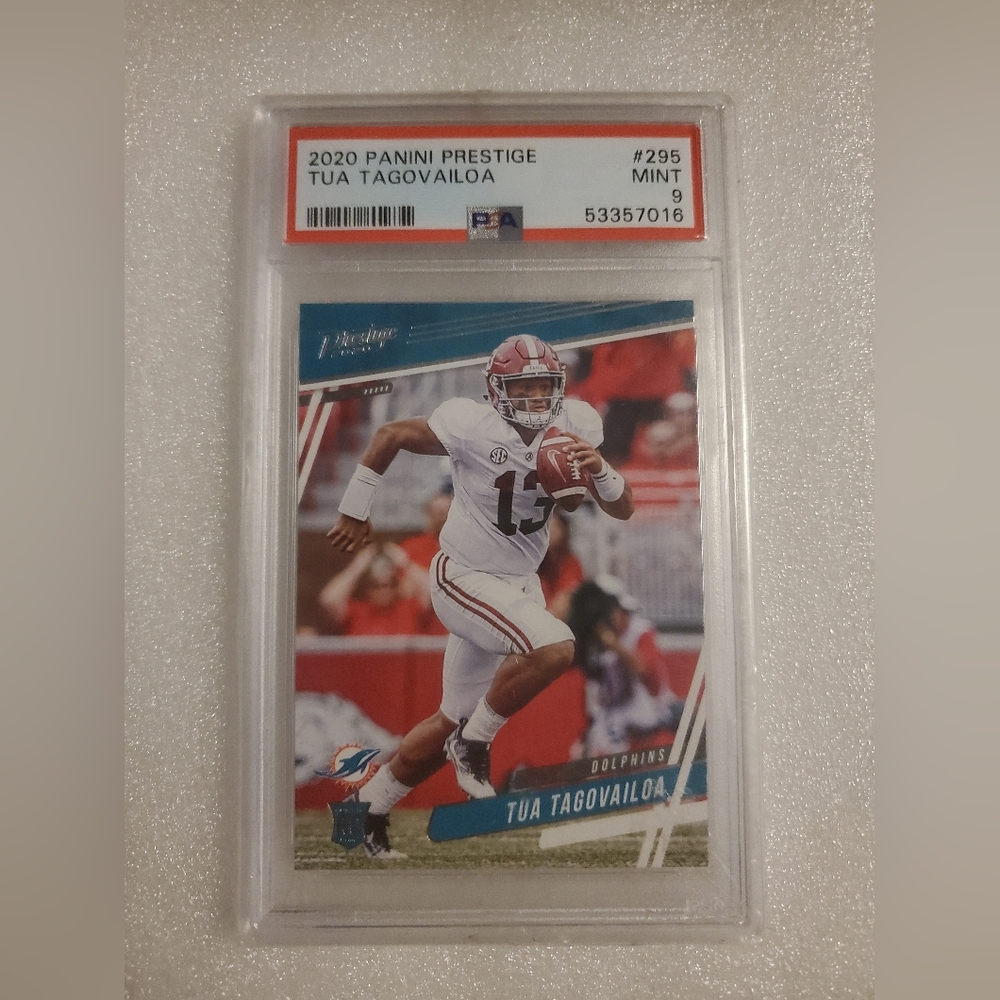 PSA 10 2020 Prestige Tua Tagovailoa Xtra Points Rookie RC #295 Green Paralell